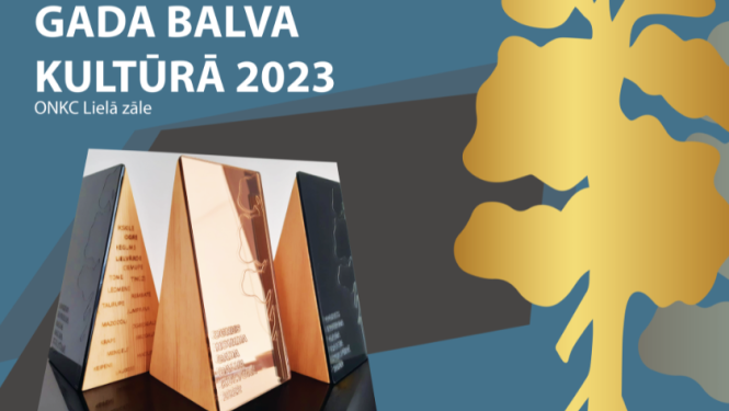 Ogres novada GADA BALVA KULTŪRĀ 2023 plakāts 01.03.2024.