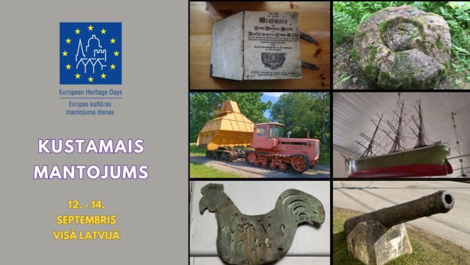 Eiropas kultūras mantojuma dienas 2025 - kustamais mantojums. Norise 13. un 14. septembrī Lielvārdes baznīcā un Krapes skaņumājā.