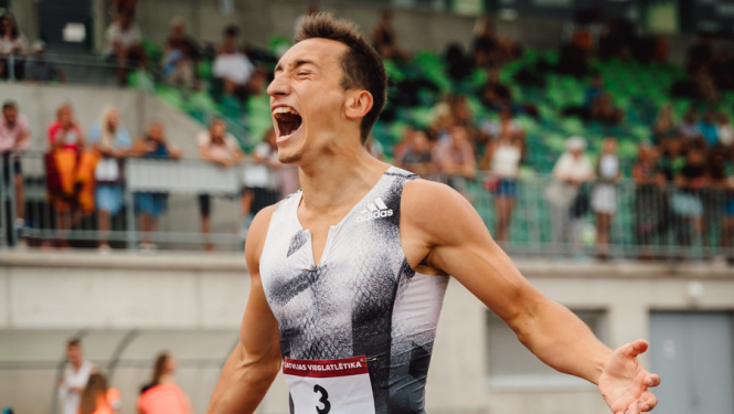 Artūrs Pastors - Latvijas čempions 400m skrējienā