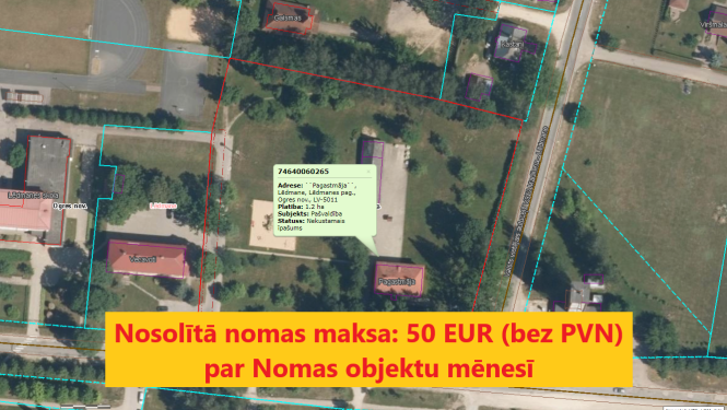 Lēdmanes zeme pakomātam rezultāts