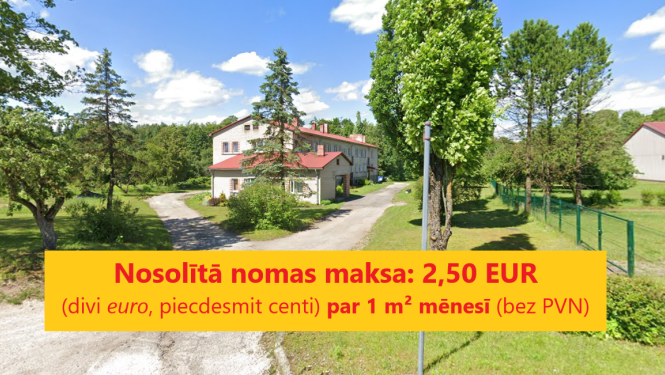 Izsoles Ogres novada pašvaldības īpašumam - nedzīvojamām telpām “Lēdmanes skola”, Lēdmanes pagastā, Ogres novadā rezultāts