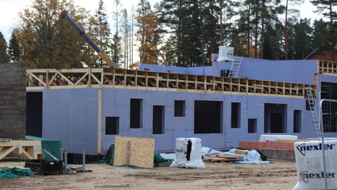 Jaunas moduļu tipa pirmsskolas izglītības iestādes būvniecība Lielvārdē 11.2023.
