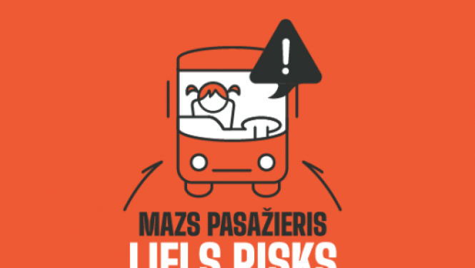 Kampaņā “Mazs pasažieris, liels risks” aicina pievērst uzmanību bērnu drošībai
