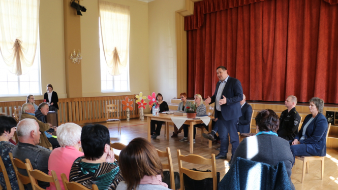 Iedzīvotāju sapulce Meņģelē 29.04.2022.