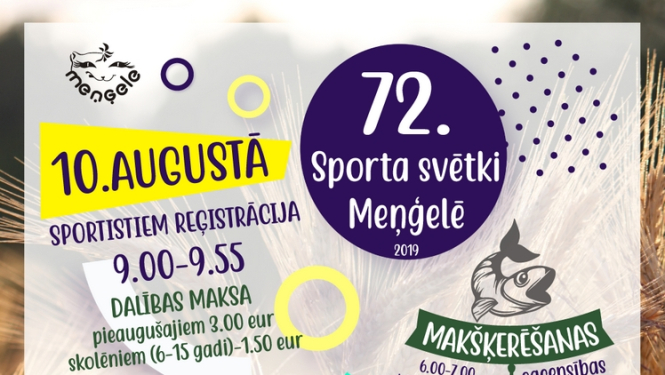Sestdien Meņģelē sporta svētki un zaļumballe