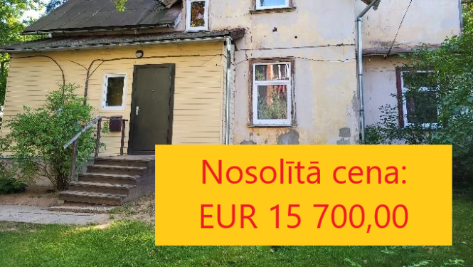 Nekustamā īpašuma Meža prospektā 3-2, Ogrē, Ogres novadā izsoles rezultāts 2023.