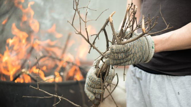 Aizliegts dedzināt koku lapas un kūlu!