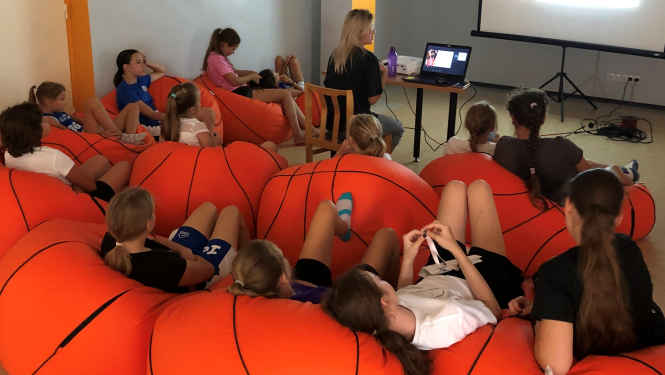 Nometne "Basketbola prieks" - lekcija