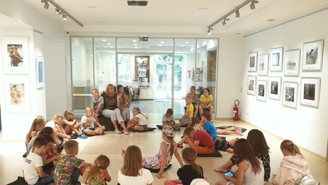 Muzejā notiek dienas nometne bērniem