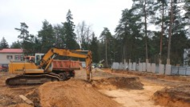 Bibliotēkas jaunās ēkas būvlaukums