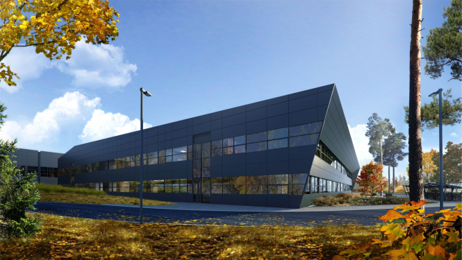 Ogres Valsts ģimnāzijas jaunās ēkas vizualizācija