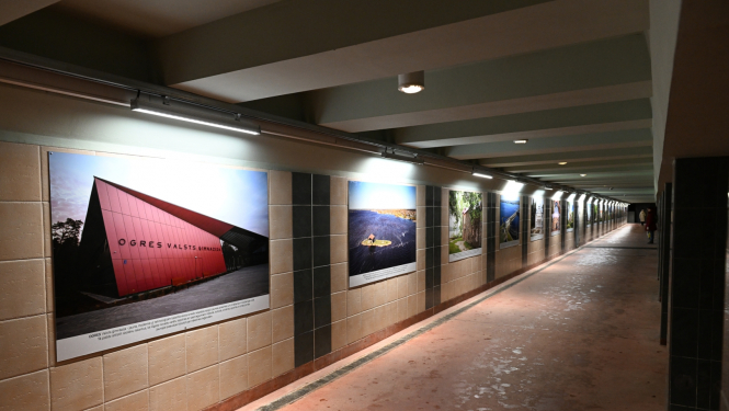 Fotoattļēli Ogres tunelī 03.12.2023.