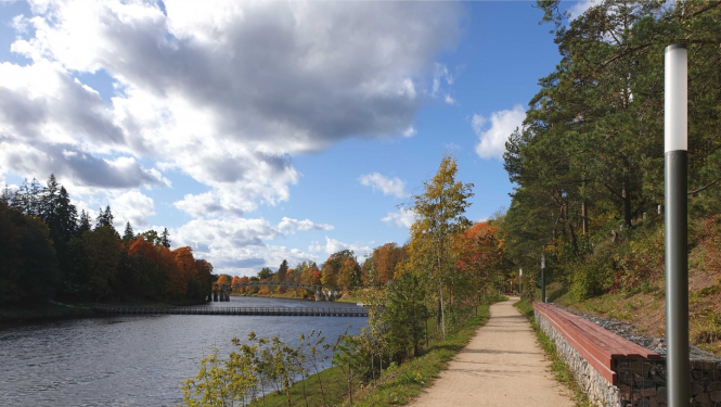 Ogres upes promenāde