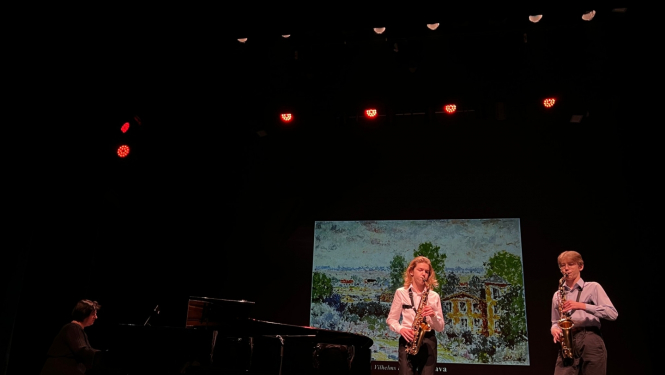 Ogres Mūzikas un mākslas skolas audzēkņu koncerts “SATIEC PURVĪTI” 03.03.2022.