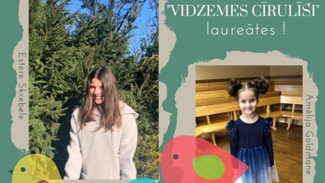 Konkursa "Vidzemes cīrulīši" laureātes