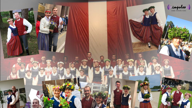 Ogres novada Kultūras centra amatierkolektīvi kuplina virtuālo tautastērpu gājienu