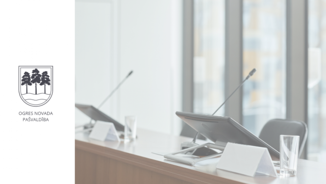 Publicitātes foto Ogres novada pašvaldības domes sēdei un komiteju sēdēm