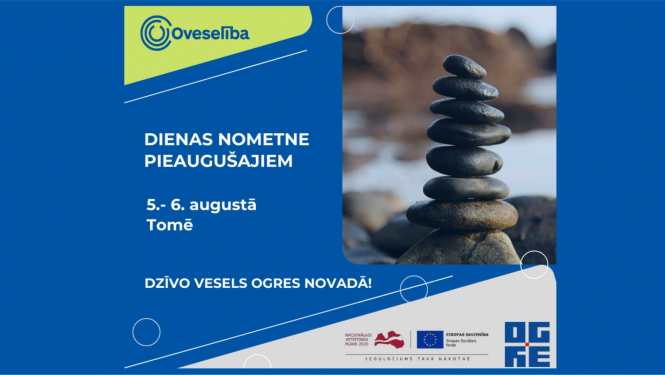 Tomē notiks dienas nometne pieaugušajiem par labsajūtu un veselību