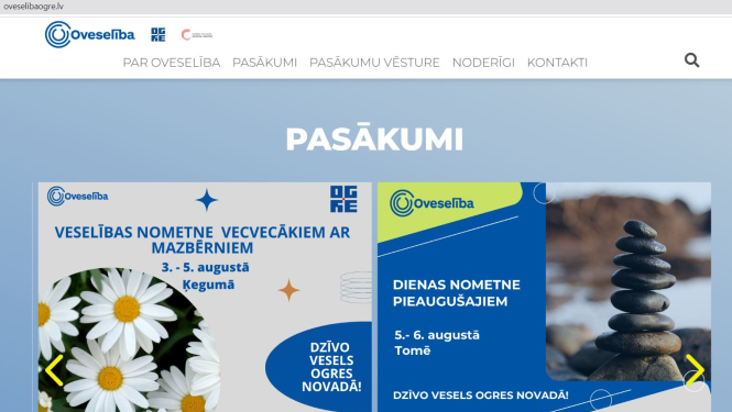 Oveselība mājalapa 