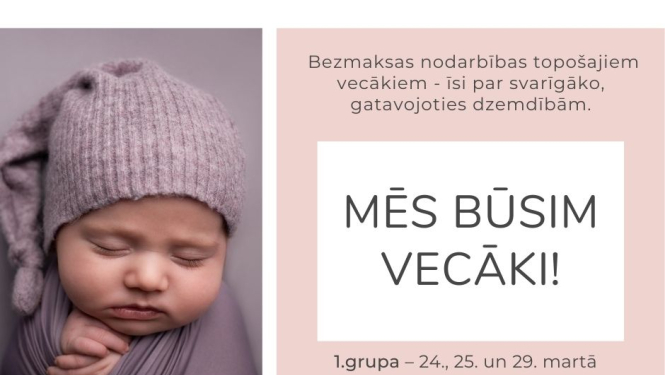 Nodarbības topošajiem vecākiem