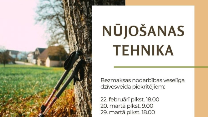 Nūjošanas nodarbības iesācējiem