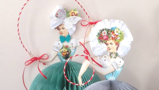 Ināras Liepas lekcija un papīra leļļu meistarklase