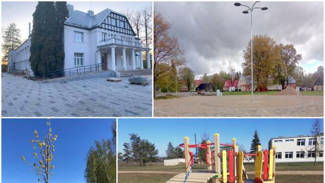 Labiekārtošanas darbi pagastos