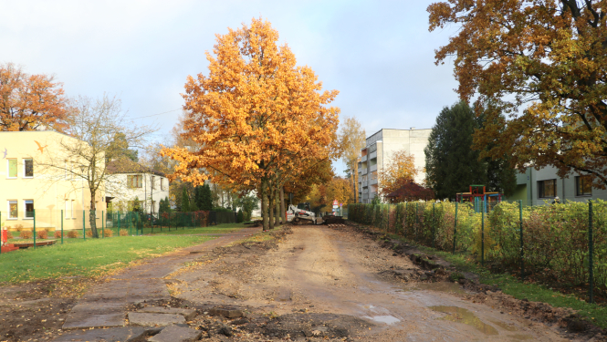 Uzsākti Parka ielas pārbūves darbi