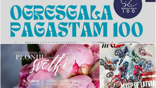 Pasākumu plakātu kolāža 06.2024.