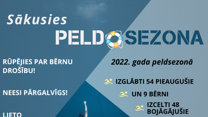 Sākusies peldsezona 2023