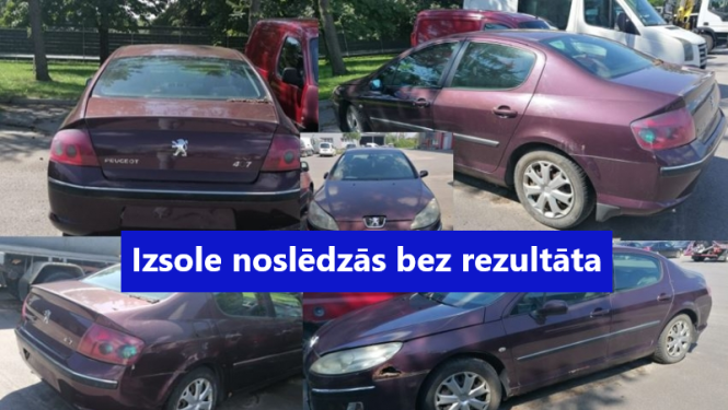 Transportlīdzekļa Peugeot 407 izsoles rezultāts
