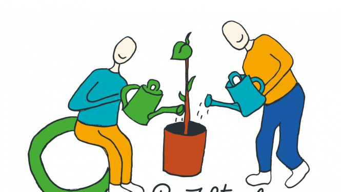 Kafejnīcas PIE ZELTA LIEPAS logo