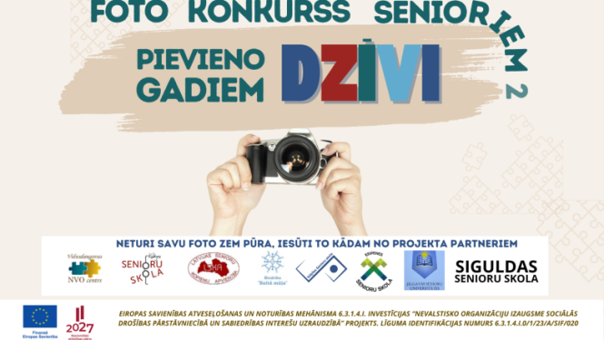 Fotokonkurss “Pievieno gadiem dzīvi” 09.2024.
