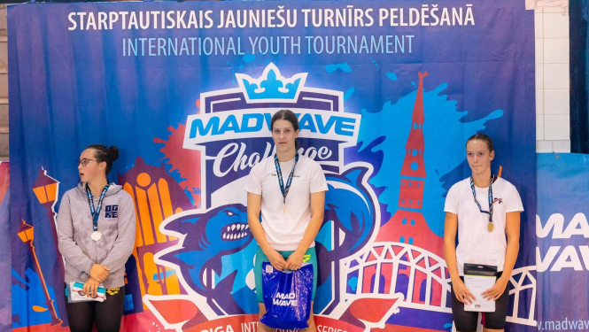 Peldēšanas klubam “Ogre” augsti sasniegumi starptautiskā turnīrā