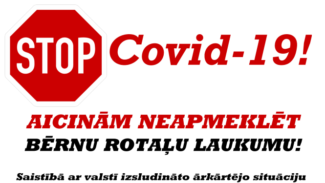 SIA “Ogres Namsaimnieks” aicina neapmeklēt bērnu rotaļu laukumus Ogrē