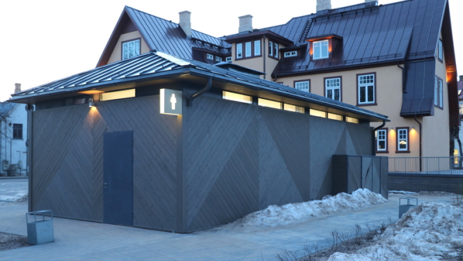 Sabiedriskā tualete Ogres centrā atkal darbojas