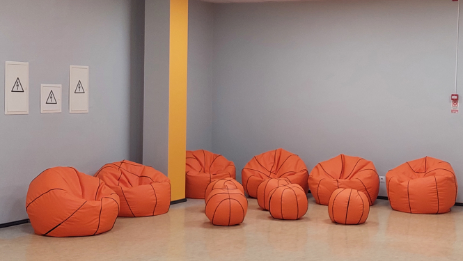 Pufi basketbola skolā