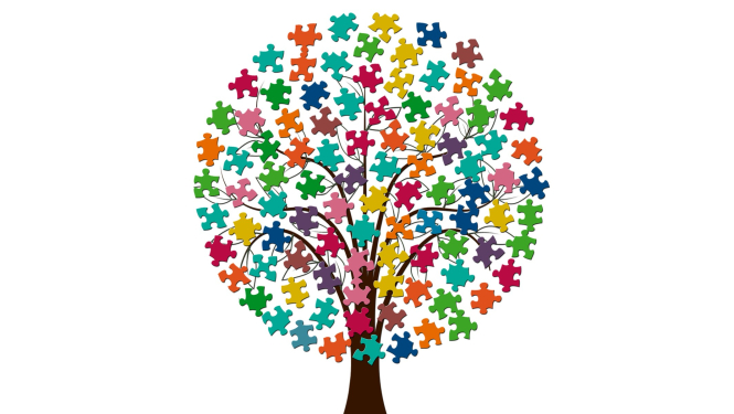 Koks no puzles gabaliņiem