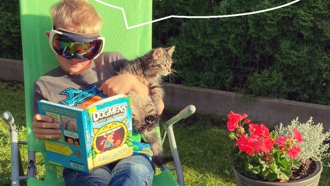 Ogres sākumskolas skolēnam Raivo Karlsonam 2. vieta Lasīšanas stafetē