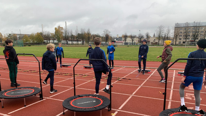 Projekta "Ar sirdi sportā II" nodarbības