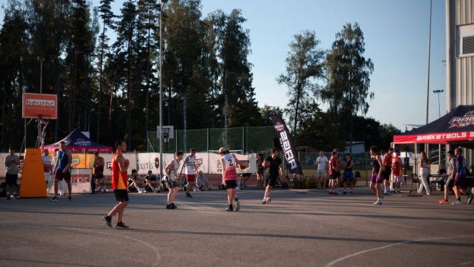 3x3 basketbola sacensības RAGS