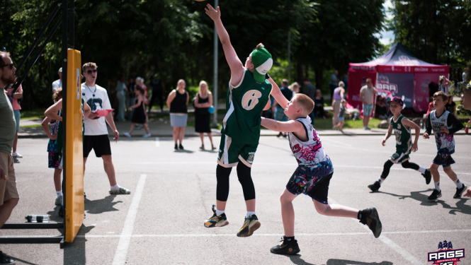 Basketbola sacensības Rags 3x3