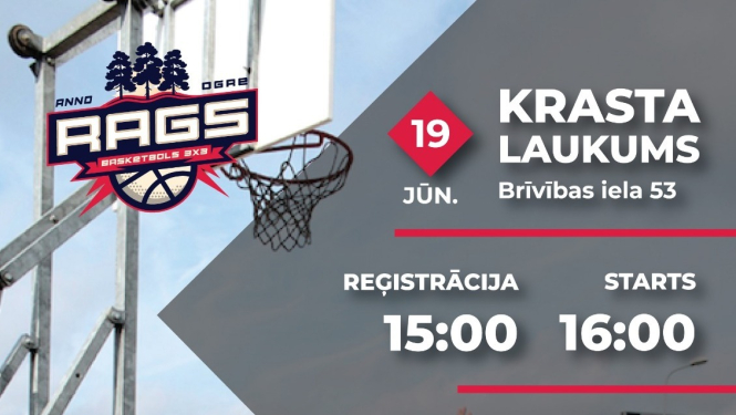 Šodien Ogrē norisināsies basketbola turnīra “Ogres RAGS” 1. posms