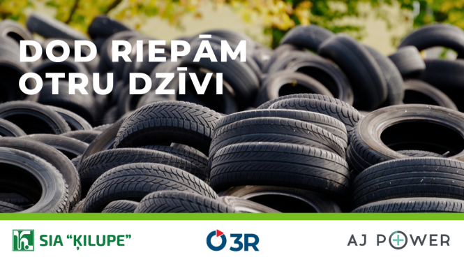 Akcija - dod riepām otru dzīvi. Attēlā nolietotas autoriepas