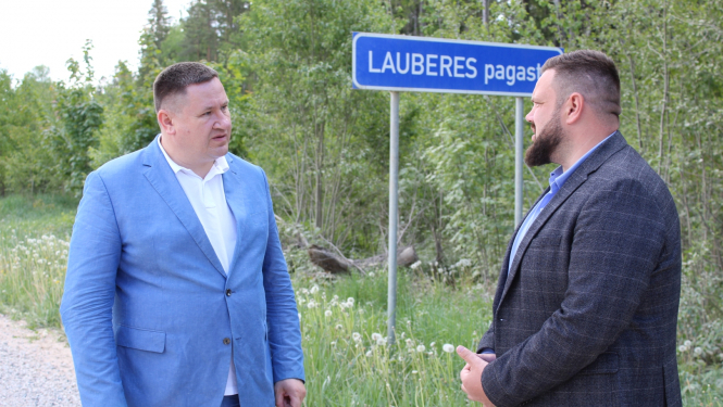 Satiksmes ministra J.Vitenberga vizīte Ogres novadā. 29.05.2023. 