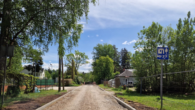 Saules prospekta Ogre pārbūve 18.05.2023.