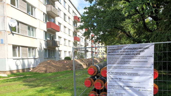 Ogrē tiek paaugstināta siltumapgādes efektivitāte