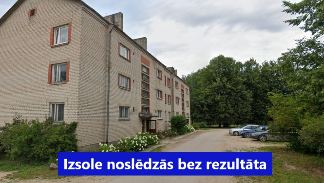 Bez rezultāta noslēgusies izsole Lauberē, skolas ielā 5-16