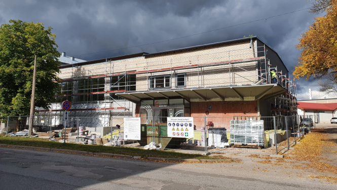 Būvniecība Skolas ielā 12, Ogrē