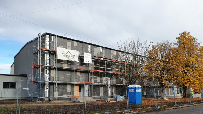 Būvdarbi Ogres novada sporta centra ēkā Skolas ielā 12, Ogrē